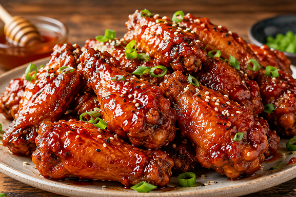 Hot honey gochujang chicken wings